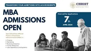 CHRIST MBA PROMO