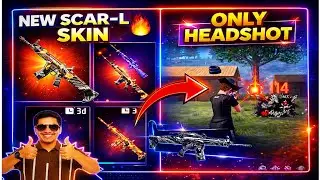 Free Fire New Headshot gun 🤯🥶 || New Scar Skin 🔥👀 #freefireshorts #freefire #garenafreefire   