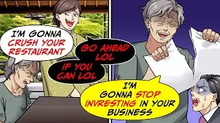 The manager of a high-class Japanese restaurant insulted us