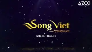 LOGO THƯƠNG HIỆU C&Ocirc;NG TY SONG VIET - INTRO LOGO | AZCO BRANDING