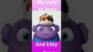 home🎀 boove oh and kitty my style( ducky cute friend)#oh #boov🎀
