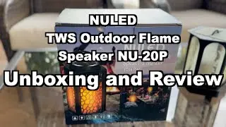 Outdoor Flame Lantern and Speakers NULED NU-20P - Unboxing and Review