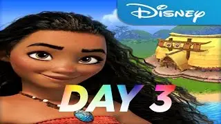 Moana Island Life Disney Best Funny Movie Clips Games for Kids   Day 3
