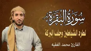 سورة البقرة (كاملة) للشيخ محمد الفقيه لحفظ وتحصين المنزل وجلب الرزق البركة تلاوة رائعة Sourah Baqara