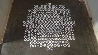Margazhi kolam series | 18 x 2 dots big kambi kolam | sankaranthi sikku kolam | SathyaSelva Arts