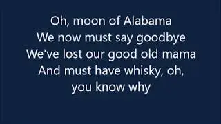 Alabama Song~The Doors~Lyrics