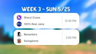 Seattle Wiffle 2025 - Week 3