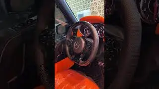STEERING WHEEL UPGRADE FOR MERCEDES G-WAGON | CAR HUB DUBAI #shots #youtubeshorts #uae #dubai