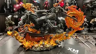 XM Ghost rider - unboxing statue