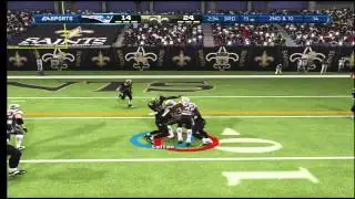 Madden 13 gameplay: Saints vs Patriots (12th Xbox360 Online Ranked Game) (Classic!)