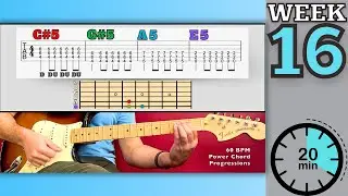 [Level 2] Build Guitar Muscles (Week 16) | 16th Notes, Smooth Chord Changes, and More