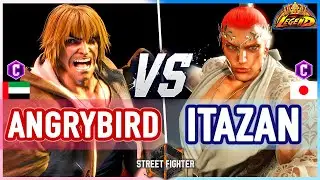 SF6 🔥 Angrybird (Ken) vs Itazan (Marisa) 🔥 Street Fighter 6
