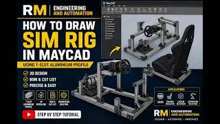 How to Draw a Sim Rig in MayCAD Using T-Slot Aluminium Profile