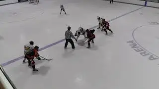 20231124 Escanaba vs TC Central Trojans Hockey 4-3 OT Win Kiel