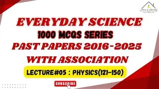 Lecture#05: EDS MCQs 121-150 | Past Papers MCQs With Associations | EDS Conceptual MCQs Series