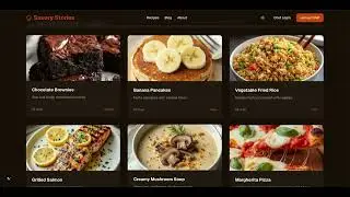 Savory Stories Recipe List