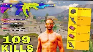 109 KILLS 😍 MY NEW BEST AGGRESSIVE RUSH GAMEPLAY 🥵 PUBGMOBILE -BGMI 