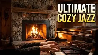 🎷 Fireplace Piano Jazz | Cozy Warm Jazz for Relaxing, Working, Studying & Unwinding