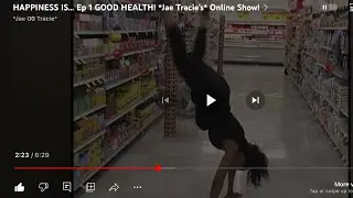 HAPPINESS IS... Ep 1 GOOD HEALTH! *Jae Tracie's* Online Show!