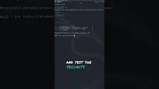 Metasploit -  The Ultimate Exploit Framework! #hacker #metasploit #shorts #exploit #cybersecurity