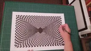 Geometric Art with Artist Janette Oakman 22 - Symmetric / Geometry / Optical Illusion