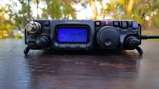 Yaesu FT-818 QRP 40 Meter QSO with VK3AHR