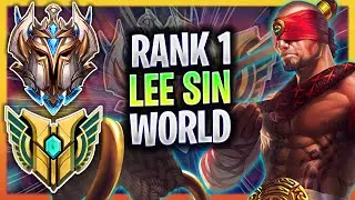 RANK 1 LEE SIN IN THE WORLD! | RANK 1 LEE SIN JUNGLE GAMEPLAY | RANK 1 LEE SIN GUIDE