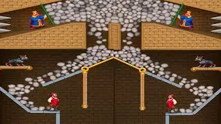 Royal Pin Puzzle Minigame | Save The King Pull The Pin  Game Play | 