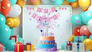 HAPPY BIRTHDAY To You Song 🎉 4K Video For Amazing Birthday
