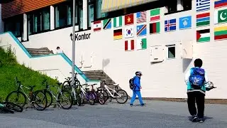 Får endelig sykle til skolen