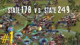 SVS WARFARE 178 vs 249 BURN - PART 1 - STATE OF SURVIVAL