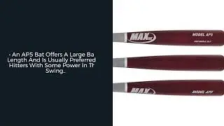 Review: Max Bat Pro Maple Wood Baseball Bat (MBAP5)