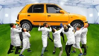 HOW MANY PEOPLE WILL BE ABLE TO LIFT AND CARRY THE CAR?