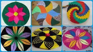 Latest doormat woolen design//handmade paydan design//simple and beautiful doormat new design
