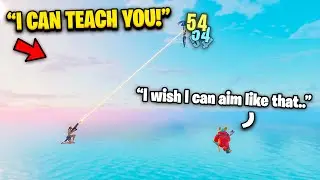 I Taught A 9 Year Old That Was Getting Bullied How To Get AIMBOT...