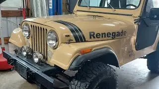 My dad's mostly surviver 76 jeep cj7