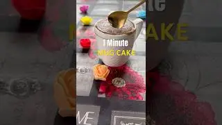 Instant Eggless Chocolate Mug Cake | Whole Wheat 1 minute Mug Cake recipe in Microwave #shorts #yt