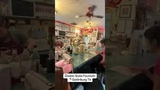 Stopped into Glades Soda Fountain in Gatlinburg tn!