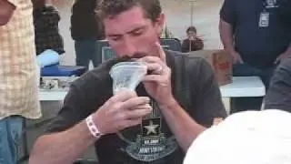 Raw Oyster Eating Contest at Fulton, Texas Oysterfest