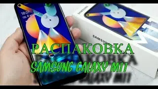 Распаковка смартфона SAMSUNG GALAXY M11
