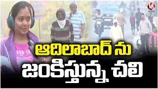 Public Facing Difficulties Due To Drop In Temperature & Formation Of Fog | Adilabad | V6 News