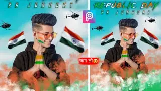 Republic day Photo Editing  26 January Photo Editing tutorial