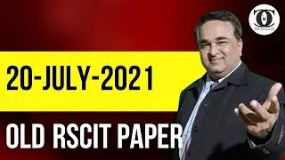 RSCIT old paper | 20 July 2022 | RSCIT Exam Paper