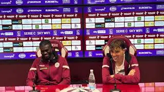 🎤| Conferenza post Arezzo-Carpi di Shaka Mawuli e Alessandro Renzi