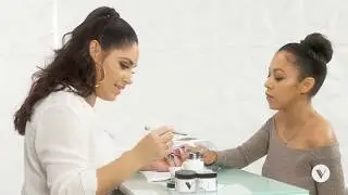 Baby Boomer Pink and White Nail Tutorial | VBP Academy | Educator @Chellys Nails
