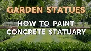 How to Paint Concrete Statuary