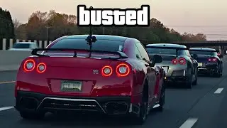 R35 GTRS GO MOBBING ON THE HIGHWAY!