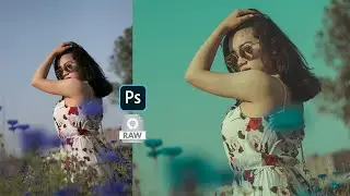Create a Vintage COLOR GRADE in Photoshop Using Camera Raw | Bangla Tutorial | Photoshop 2020