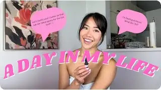A DAY IN MY LIFE | let's tackle my anxiety, making lists, intentions for the day, making food + more