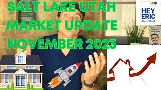 Homes Sales are UP 5.4% in Salt Lake City | November Update 2023 #utahrealestate #saltlakerealestate